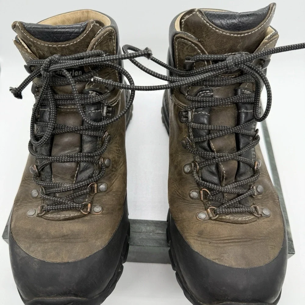 Zamberlan Hiking Boots Men's US 10-10.5 Brown Leather Vibram Made In Italy